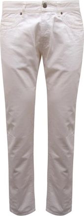 Mauro Grifoni Denim Broek Sir. Rocco Stijl - Heren - Slim Fit Jeans - Wit - W33 - Denim - Jeans