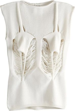 Rick Owens cut-out sleeveless top - Neutrals