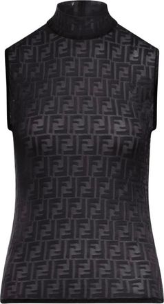 Fendi Mujer, Camisetas, Negro, Talla: XS