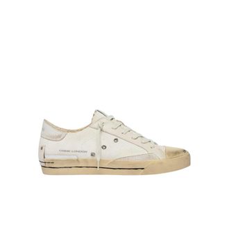 Crime London Schoenen, Heren, Wit, 44 EU, Sneakers