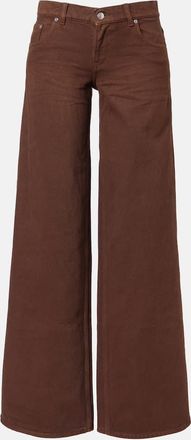 Stella McCartney Jeans a gamba larga e vita bassa