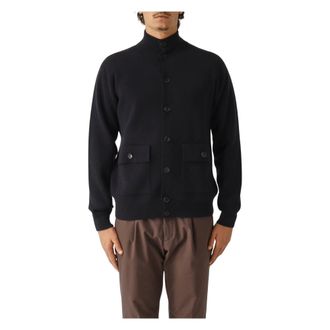 FILIPPO DE LAURENTIIS Truien & Vesten, Heren, Blauw, 3Xl, Wol, Blouson Vest