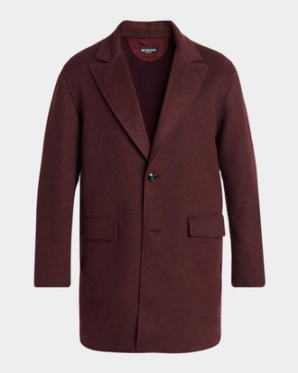 Kiton Wool-Cashmere Felt Car Coat