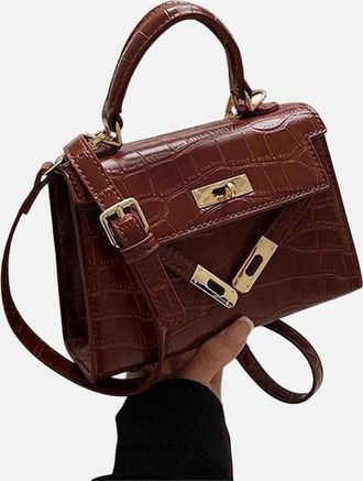 XY London Womens XY London Womens/Ladies Maya Removable Straps Satchel - Brown - Size: ONE size