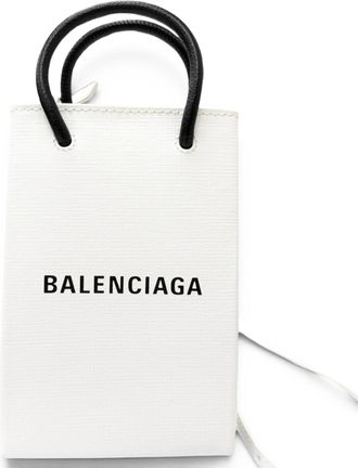 Balenciaga White Leather Shoulder Bag (Pre-Owned)