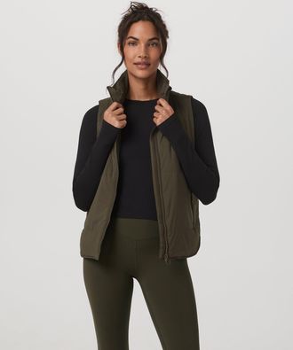 Vuori Clothing Canyon Insulated Vest | Olive | XS, Size Extra Small