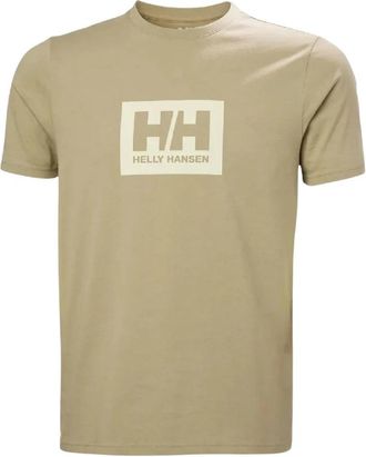 Helly Hansen Crew T-shirt - Heren - Outdoor shirts - Beige - L - Katoen - Fitness
