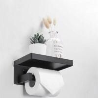OEM Portarrollos De Papel Higi&eacute;nico, Sin Necesidad De Taladrar, Dispensador De Papel Higi&eacute;nico Con Estante, Acero Inoxidable Sus 304, Autoadhesivo Y De Mo