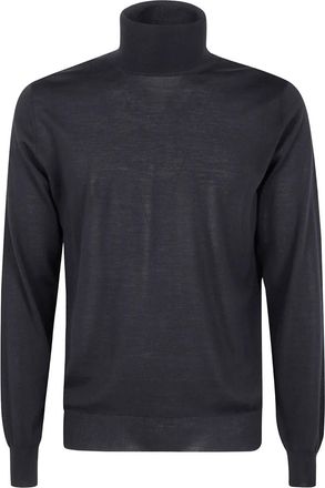 FILIPPO DE LAURENTIIS turtleneck long-sleeve sweater - men - Merino - 56 - Blue