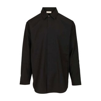 Fear of God Easy Care Wool Classic Shirt - male - Fear Of God - Casual Shirts - Black - M - Shirts