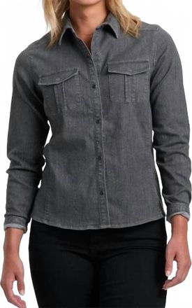 K&uuml;hl Josie Denim Shirt In Alloy