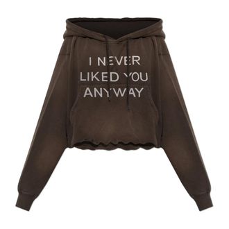 R13 Dames, Sweatshirts & Hoodies, Bruin, Maat: S