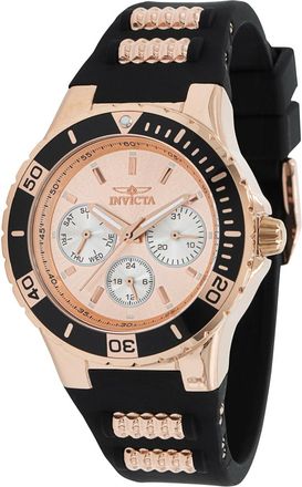 Invicta Aviator Quartz Rose Gold Dial Unisex Watch 37318