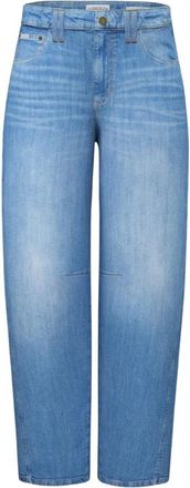 Guess Barrel Jeans - Dames - Loose Fit Jeans - Blauw - W30 - Katoen - Jeans