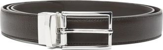 Emporio Armani leather belt - men - Calf Leather/Bovine Split Leather - One Size - Brown