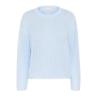 Kaffe Maglione Nantucket Breeze Pullover - - Knitwear - Donna - Blu - L
