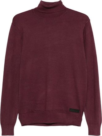 John Richmond Maglione a collo alto - Rosso