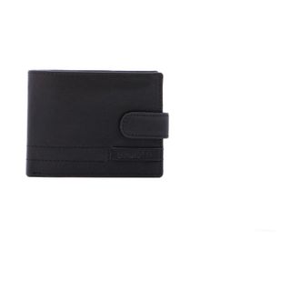 Laura Biagiotti Lb7633-56 Portemonnee - Heren - Accessoires - Zwart - Maat: ONE Size Leer