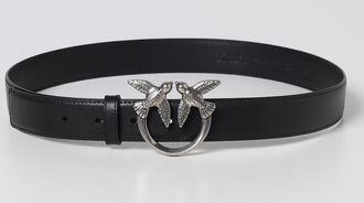 Pinko Cintura Pinko in pelle con fibbia Love Birds