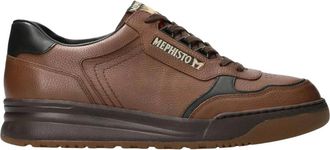 Mephisto Norwin vetersneaker - Heren - Schoenen - Bruin - Maat: 46 EU Leer