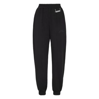 Philipp Plein Trainingsbroeken Signature - Dames - Sweatpants - Zwart - L - Katoen - Broeken