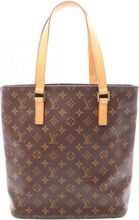 Louis Vuitton Brown Monogram Coated Canvas Handbag Tote Bag (Pre-Owned)