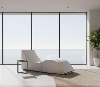 Talamo Italia Dmora - Cama Plegable Dabaz, Puf Convertible En Cama Individual, 100% Made In Italy, Puf Convertible En Chaise Longue En Ecopiel, Cm 130x50h50, Blanco