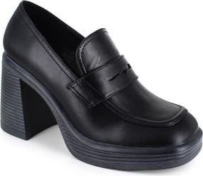 Ziginy Shandra Heeled Loafer in Black at Nordstrom Rack, Size 10