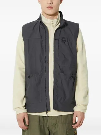 Columbia zip-up gilet - men - Cotton/Polyester - L - Grey