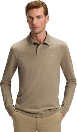 HUGO BOSS Heren, Tops, Bruin, Maat: M Katoen