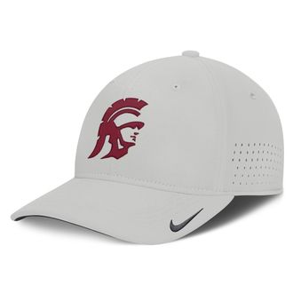 Nike USC Sideline Practice Nike Mens Dri-FIT College Hat in Grey | NC530BBSCJ-3XB