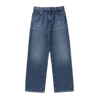 Ganni Loose-fit Jeans, female, Blue, Size: W26 Izey Heavy Denim Jeans