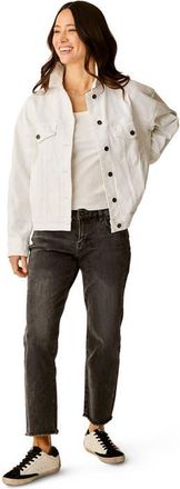 Carve Designs Axel Trucker in White at Nordstrom, Size Xx-Small