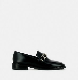 Jonak Loafers in leer met vierkante top Dionette