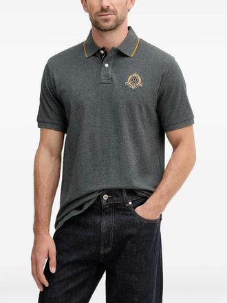 Hackett Katoenen poloshirt - Grijs