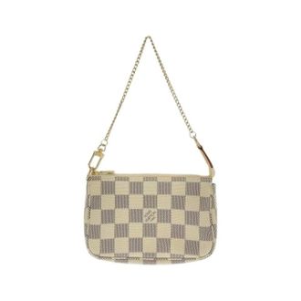 Louis Vuitton Pre-owned Mini Bags, female, Gray, Size: ONE SIZE Pre-owned Pochette Pouch