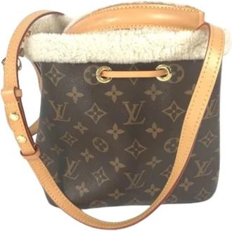 Louis Vuitton Pre-owned Vintage Monogram Bucket Bag - Dames - Vintage Tas - Bruin - ONE Size - Leer - Vintage