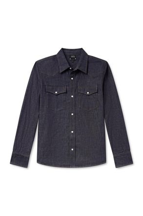 A.P.C. Organic Cotton-Chambray Shirt