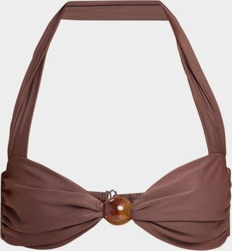 n/nicholas Sirena Halter Bikini Top