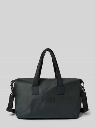 HUGO BOSS Weekender mit abnehmbarem Schulterriemen Modell Catch_3.0_Holball in Dunkelgruen, Gr&ouml;&szlig;e 1