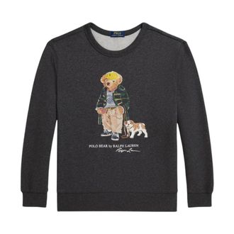 Polo Ralph Lauren Kids Sweatshirts, male, Gray, 14 Y, Bear Fleece Sweatshirt