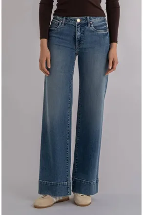 Kut from the Kloth Maya Wide Leg Jeans In Amuse
