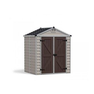 Palram Skylight Shed 6 x 5 Tan - Polycarbonate - L154 x W185 x H217 cm in Beige