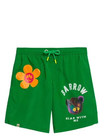 Barrow Popeline swimming shorts - men - Fabric - S - Green