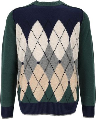 Ballantyne Jersey Cuello Redondo Finezza 7 - Knitwear - Hombre - Verde - 2XL