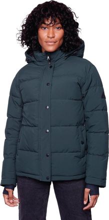 Alpine North FORILLON - Vegan Down Short Quilted Puffer Jacket in Deep Green at Nordstrom, Size X-Large