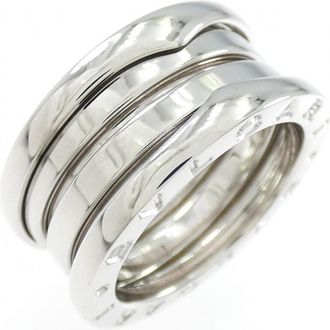 Bulgari White Gold White Gold (18K) Band Ring (Pre-Owned)