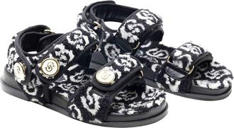 Ferragamo DNU Ferragamo Logo Leather Sandal