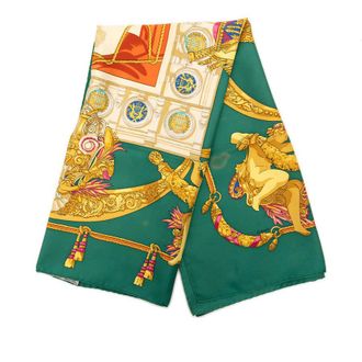 Herm&egrave;s Pre-owned Hermes Hommage A Charles Garnier Silk Scarf 90 Ladies XR0X4MSRZ0J0PDZY