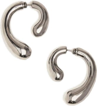 Panconesi p Earrings Small Argento